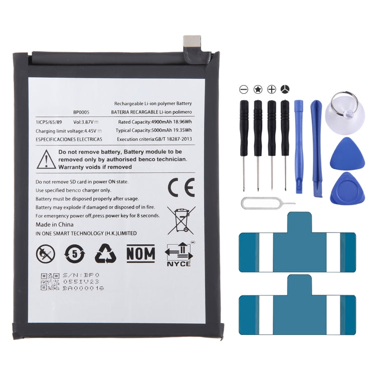 Sostituzione della batteria, For Benco BP0005 4900mAh, For Benco BP0006 4900mAh Sostituzione della batteria, For Benco BP0005 4900mAh, For Benco BP0006 4900mAh